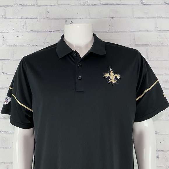 Nike Other - Nike Shirt Men's Extra Large Polo New Orleans‎ Saints NFL Dri-Fit Training Polo